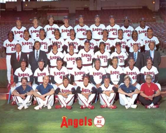 1982 CALIFORNIA ANGELS BASEBALL TEAM 8X10 PHOTO - Image 1 of 1