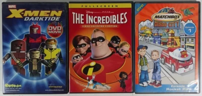 Lot Of 3 Childrens/Kids Movies/DVD The Incredibles, Xmen, Matchbox: Hero City - Image 1 of 2