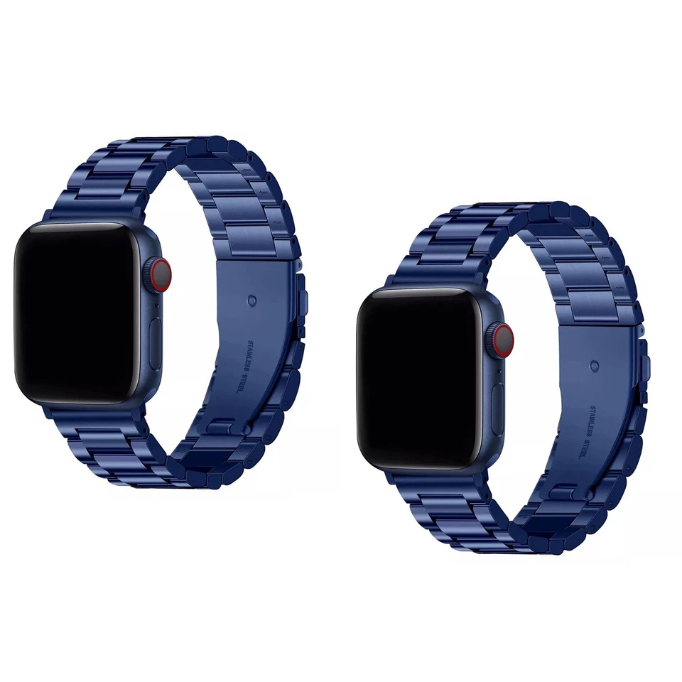 Correa de acero inoxidable para Apple Watch 49 42 44 45 mm para Series Ultra SE 8 7 6 5 4 3 2 Foto 1 de 4