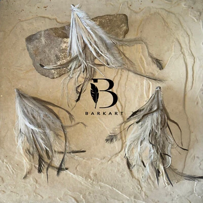 EMU Feathers TUFT-Pincher - EARRINGS, CLOAKS, FLY FISHING, JEWELLERY — 第 1/4 张图片