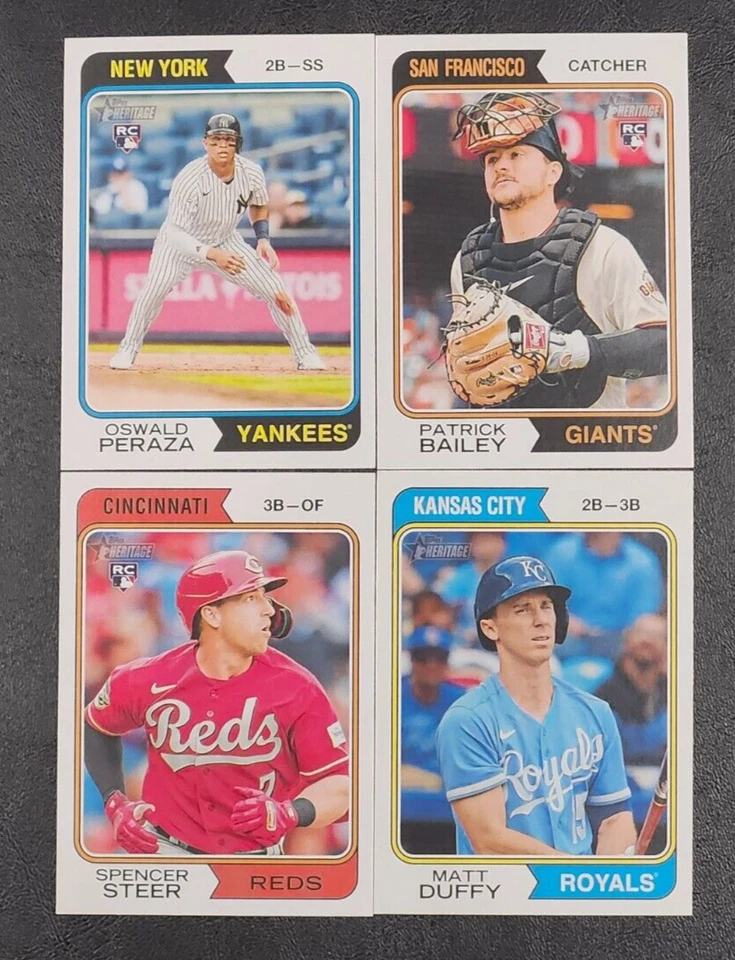 2023 Topps Heritage High Numbers SHORT PRINTS 701-725 with Rookies You Pick - Image 1 of 1