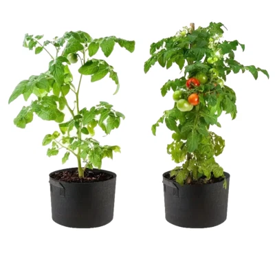 Paquete de 10 - Bolsas de cultivo de plantas de 5 galones Bolsa de suelo de vivero de tela con asas - Nuevo Foto 1 de 4