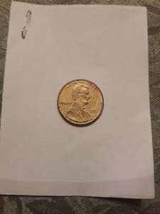 Error Environment Damage Bronze Copper-Zinc Gold Lincoln Memorial One Cent Penny - Picture 1 of 4