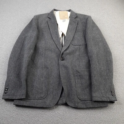 Chaqueta para Hombres Scotch & Soda Gris Medio Mezcla de Lana Adulto Blazer Calce Ajustado Negocios Foto 1 de 4