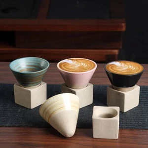 mug cup artisan ceramic Creative Retro Ceramic Coffee Mug Rough Pottery Tea Cup - Picture 1 of 14