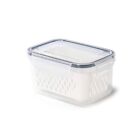 Fresh-keeping Box Double-layer Drain Basket Pastic Kitchen Fruit Storage for Cas