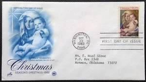 Scott 2026 FDC Tiepolo Madonna and Child Christmas Series Art Craft PCS ADDRESS - Picture 1 of 3