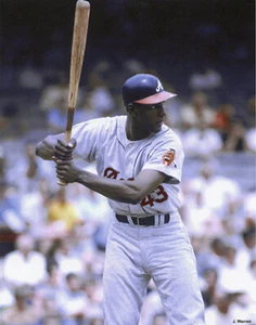 RICO CARTY 1967 ATLANTA BRAVES 8X10 PHOTO - Picture 1 of 1