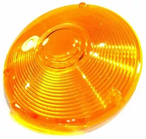 Lens 4" amber plstic 3 hole for Peterbilt Kenworth Freightliner combination lite - Picture 1 of 10