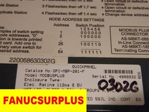 GE FANUC QPI-MBP-201 GARANTÍA QPI - Imagen 1 de 1