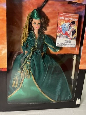 Vintage Hollywood Legends1994Barbie As Scarlett O’Hara #12045 Green Velvet Dress - Image 1 of 4