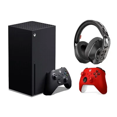 New Xbox Series X w/Rig 700HX Wireless Headset + Pulse Red Wireless Controller - Image 1 of 4