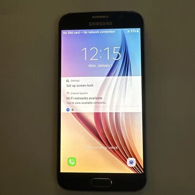 Smartphone Samsung Galaxy S6 SM-G920V (Verizon) 4G - Zafiro Negro, 32GB Foto 1 de 4