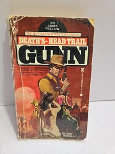 Death's Head Trail Gunn #3 by Joey Sherman Zebra Adult Western 1980 PB - Bild 1 von 7