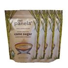 4 Pack - Just Panela Unrefined Organic Artisanal Pure Cane Sugar 4x 1 Pound bags