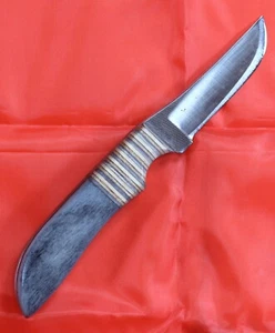 Anza Hand Made Fixed Blade High Carbon Steel Bone/Micarta Handle USA - Picture 1 of 3