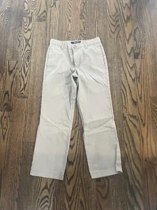 Cherokee Boys Ultimate Khaki Flat Front Pants W/Adjustable Waist - Size 10 Husky - Picture 1 of 2
