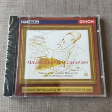 MAURICE RAVEL CD Orchestrations Mussorgsky Debussy *1995 JAPANESE NEW/SEALED*