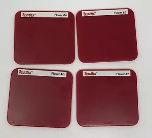 SAVE Sizzix fustellato: 4x Sizzlits (set fiore #3) 654490 fiore #4/#5/#6/#7 - Foto 1 di 2