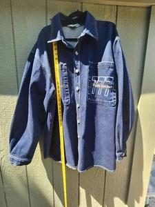 Triple Seven Oversized Denim Shirt/jacket - Picture 1 of 10