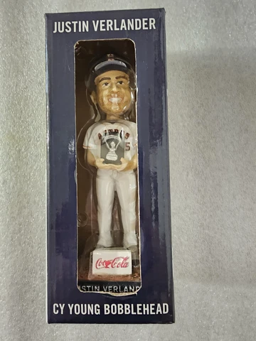 Justin Verlander Houston Astros 2019 AL Champions Cy Young Bobblehead Cover