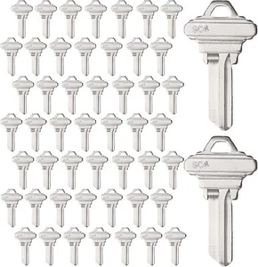 SC4 Key Blanks Pack of 50 Uncut Blank Keys Copper Structures Blank Keys 6SH1 - Picture 1 of 6