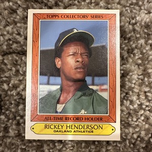 1985 Topps Woolworth All-Time Record Holders #17 Rickey Henderson