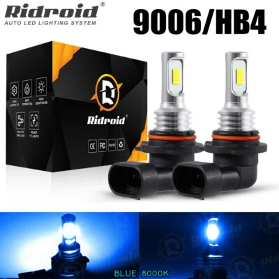 HB4/9006 LED Fog Light Bulbs DRL Driving Lamp Ice Blue 8000K High Power Lamp - Image 1 of 4