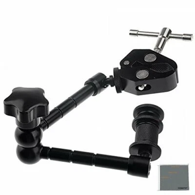 Fomito 11" Inch Articulating Magic Arm+Super Clamp For Camera LCD Monitor Light - Image 1 of 4