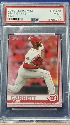 Amir Garrett - 2019 Topps On Demand Mini Pink   PSA 9  #2/25 - Image 1 of 2