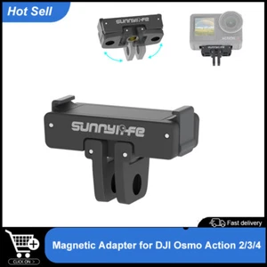 Magnetic Quick Release Adapter Mount Base for DJI Osmo Action 2/3/4 Camera - Picture 1 of 18