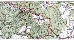 Reitzenhain Satzung Steinbach 1926 orig. Teil-W-Karte Hora Svatého Šebestiána CZ - Picture 1 of 2