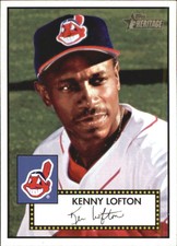 2001 Topps Heritage Baseball Card #271 Kenny Lofton