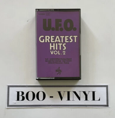 UFO - Greatest Hits Vol 2 Cassette Tape rare heavy metal EX / EX Condition - Image 1 of 4