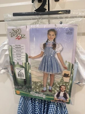 Fantasia de Halloween "DOROTHY" do Mágico de Oz por Rubie's Infantil Tamanho M 8-10 - Imagem 1 de 4