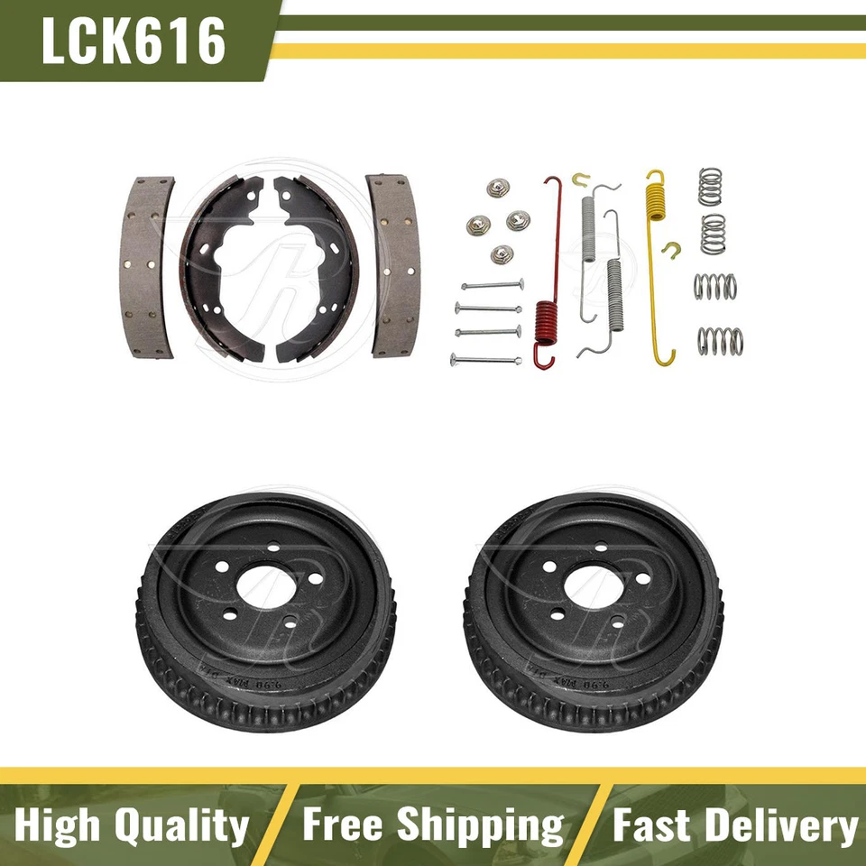 Tambores de freno traseros zapatas de freno herrajes kit de resorte para Ford Taurus 1993 1994 2000 Foto 1 de 4