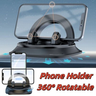 Car Dashboard Phone Holder Mount Stand For iPhone 16 15 14 13 12 Pro Max Samsung - Image 1 of 4