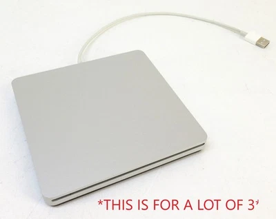 *LOTE DE 3* Unidad externa Apple USB Superdrive, CD, DVD, MODELO A1379 Foto 1 de 4