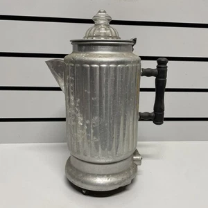 Vintage Aluminum electric percolator No plug - Picture 1 of 15