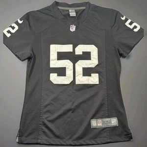 Nike NFL On Field Oakland Raiders Khalil Mack #52 Black Jersey Youth Size (L) - Picture 1 of 6