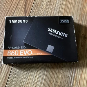 SAMSUNG 860 EVO 500GB 2.5" SATA III V-NAND MLC Internal Solid State Drive SSD - Afbeelding 1 van 5