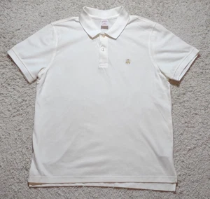 BROOKS BROTHERS POLOSHIRT 1818 Herren Large weiß Performance ORIGINAL Passform *Mangel - Bild 1 von 12