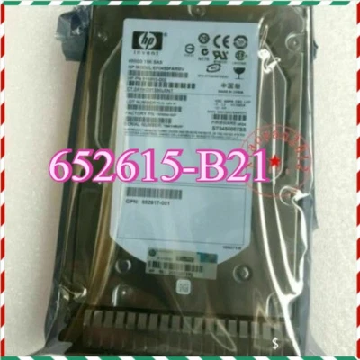 652615-B21 NEW HP 653951-001 450GB 15K 3.5 " SAS 6G LFF Gen8 Gen9 HDD Hard Drive - Image 1 of 4