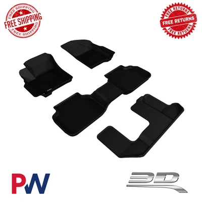 Forro de piso 3D MAXpider ajuste personalizado para todas as condições climáticas KAGU para 2012-2020 Dodge Journey - Imagem 1 de 4