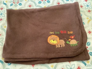 Koala Baby braune Thermodecke auf der wilden Seite Löwe Schildkröte Waffelmuster 2007 - Bild 1 von 3