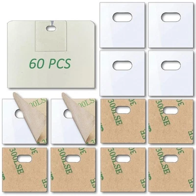 Vertical Blind Repair Tabs Kit 60 PCS Clear Fixer for Replacement Slats - Image 1 of 4