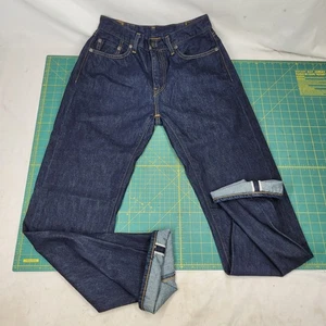 Levi's Lot 505 Selvedge Denim Jeans Dark Wash Men Size 30x32 - Picture 1 of 14