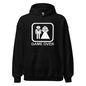 Occasions Hoodie Game Over Divorce Blended Cotton Unisex Pullover - Picture 1 of 11