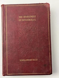 📕1901 The Investment Of Influence Newell Dwight Hillis Propaganda 1 Day Ship!👍 - Afbeelding 1 van 7