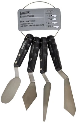 Professional Freestyle Large Scale Knives 4-Piece Ring Set - Image 1 of 4